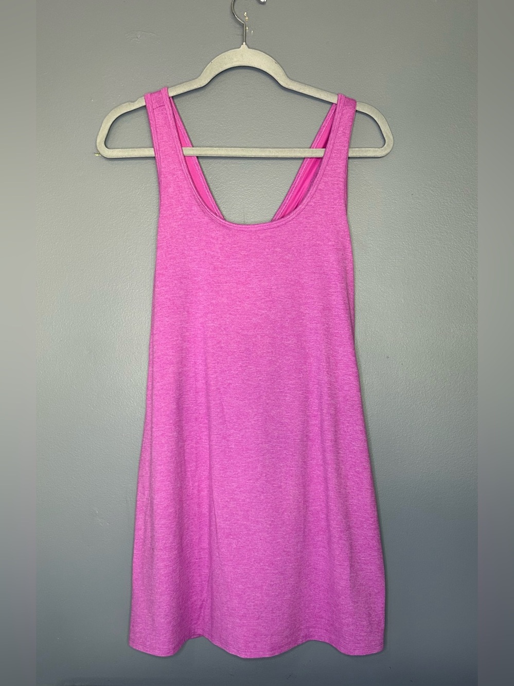 GapFit Brushed Tech Jersey Active Dress L Pink Pickleball Tennis Skort Pockets